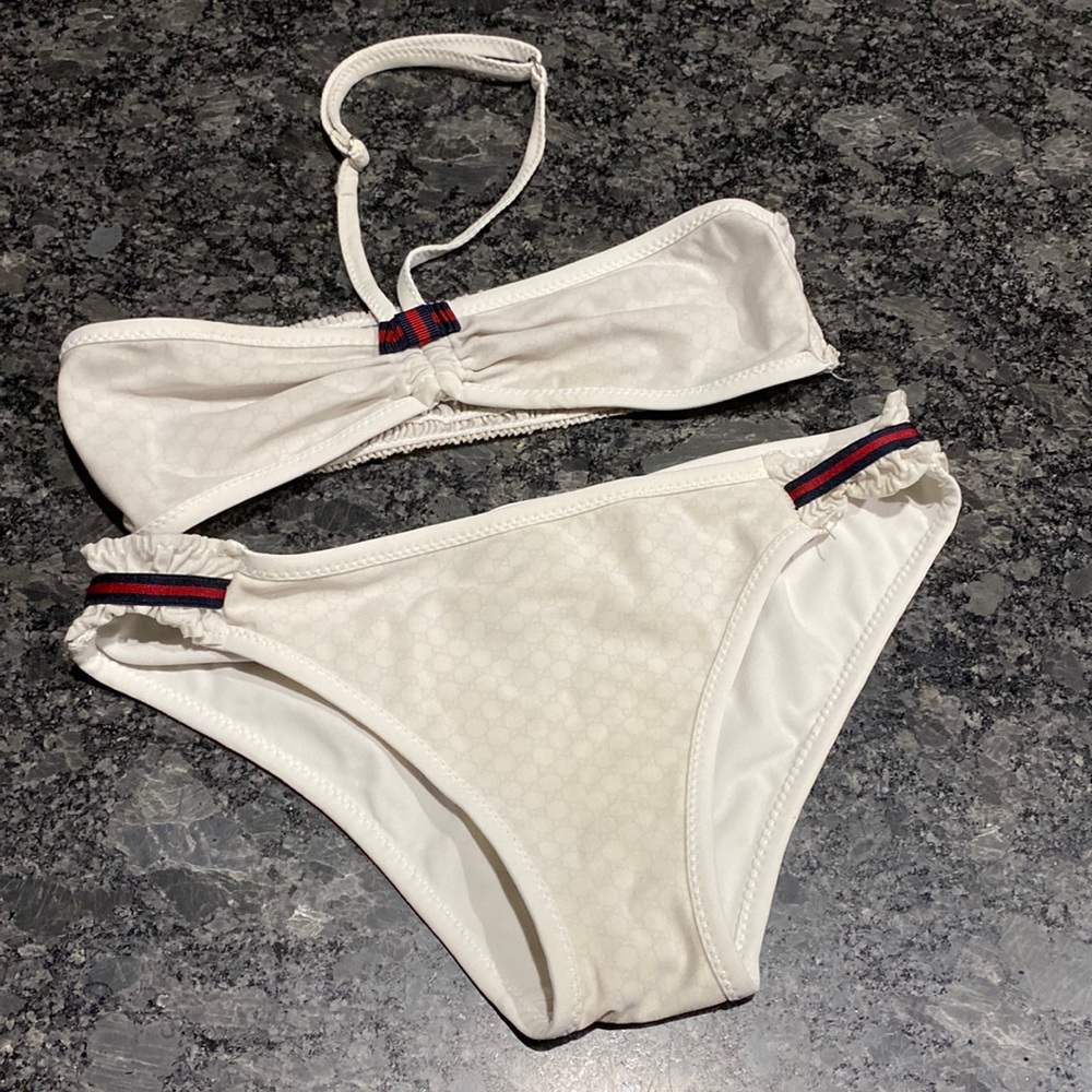 ๐ฆ Gucci Toddler GG Monogram Swimsuit - Picture 5 of 14
